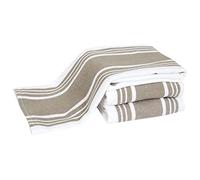 All-Clad Paños de Cocina de Doble propósito: Altamente absorbentes: 100% algodón, paños de Cocina de 43 x 76 cm para Limpiar y secar Platos y cristalería, Paquete de 3, Color marrón Hongo