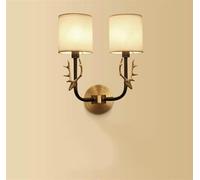 All-Copper American Bedroom Bedside European Lamp Idor Wall Lamp,Wall OnceQ(2 Heads a)