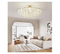 All Copper Luxury Creative Art Crystal Chandelier Brass European Style French Living Room Bedroom,Pendant Ceiling Light