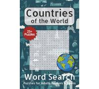 All Countries of the World Word Search Puzzle Book: 25+ Easy-to-Read Puzzles Featuring Every Country | 6x9 Inches, 36 Pages | The Perfect Gift for Vacations, Holidays, and Free Time
