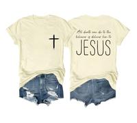 All Death Can Do to The Believer is Deliver Him to Jesus Camiseta unisex, Amarillo cremoso, 3XL