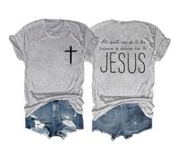 All Death Can Do to The Believer is Deliver Him to Jesus Camiseta unisex, gris, M