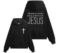 All Death Can Do To The Believer Is Deliver Him To Jesus Sudadera unisex con capucha Turning Point, Negro, M