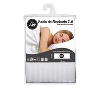 ALL DECORE PLAZA HOME S.L. ADP HOME QUALITY PRODUCT SELECTION Funda de Almohada Cutí con Cremallera, 100% Polialgodón, Medida 45 x 135 cm Blanco