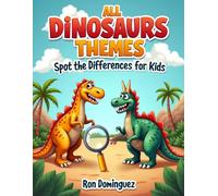 All dinosaurs themes spot the differences for kids