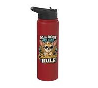All Dogs Are Cool, But Chihuahua’s Rule Stainless Steel Insulated Water Bottle