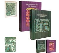 All-Edge Jigsaw Challenge, Every Piece is a Challenge, Summer Day on The River 501-Piece Majority-Edge, High Difficulty Puzzles, Family Time Game for Adults (A+B)