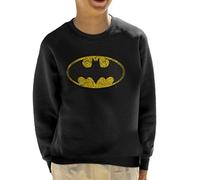 All+Every Batman Bat Symbol Faded Logo Kid's Sweatshirt