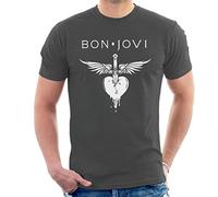 All+Every Bon Jovi Dagger Heart Logo Men's T-Shirt