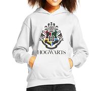 All+Every Harry Potter Hogwarts All Houses Crest Kid's Hooded Sweatshirt