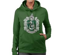All+Every Harry Potter Slytherin House Crest Women's Hooded Sweatshirt
