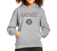 All+Every Harvard University Faded Veritas Crest Kid's Hooded Sweatshirt