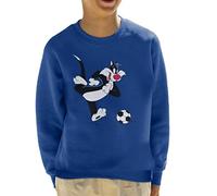 All+Every Looney Tunes Football Sylvester Dribble Kid's Sweatshirt