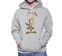 All+Every Looney Tunes Wile E Coyote In Trouble Men's Hooded Sweatshirt
