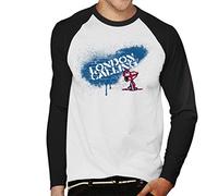 All+Every Peanuts Snoopy London Calling Men's Baseball Long Sleeved T-Shirt