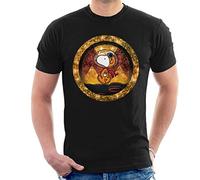 All+Every Peanuts Snoopy Walking Through Intergalactic Stars Men's T-Shirt