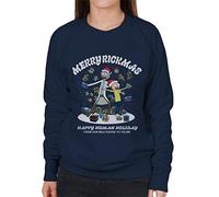 All+Every Rick and Morty Merry Rickmas Christmas Women's Sweatshirt