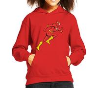 All+Every The Flash Comic Running Kid's Hooded Sweatshirt