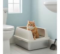 All For Paws Go Fresh Caja Arena Acero Inoxidable para gatos