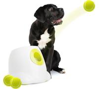 ALL FOR PAWS Grande Lanzador Automático de Pelotas para Perros, Juguete Interactivo de Buscar y Traer para Perros Medianos a Grandes, Máquina Lanzadora de Pelotas, 3PCS Pelotas de 2.5" Incluidas
