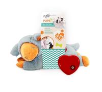 All For Paws Heartbeat - Juguete para Perro, Alivio de la ansiedad para Perros, Juguetes para Mascotas, Alivio de la ansiedad para Perros, Ayuda de Entrenamiento conductual (Oveja Gris, 38 cm)