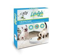 ALL FOR PAWS Lifestyle - Comedero automático para Mascotas, 5 Comidas, 7,62 kg
