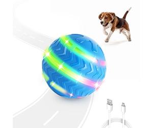 ALL FOR PAWS Pelota interactiva para perro, bola rodante activada por movimiento, recargable por USB, juguetes inteligentes activados para perros para aburrimiento, juguetes interactivos para perros