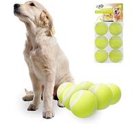 All FOR Paws Pelotas de Tenis duraderas para Perros de 2.5 Pulgadas x 6 Unidades, interactivas Hyper Fetch Super Bounce, Juguete de Repuesto Adecuado para máquina automática de Lanzamiento de Pelotas