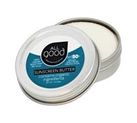 All Good Protector solar de mantequilla de zinc - Tamao de viaje xido de zinc Cara Nariz Orejas Protector solar UVA/UVB Amplio espectro SPF 50+