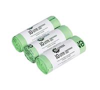 All-Green 10L-3 compostables de 10 litros de Capacidad para Cocina, 75 Bolsas, Verde, 25 Count (Pack of 3)