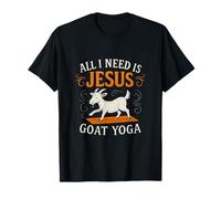 All I Need Is Jesus & Goat Yoga Pizarra Diseño Camiseta