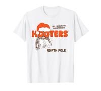 All I Want for Christmas is Hooters North Pole Chicken Wings Camiseta