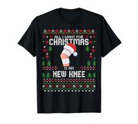 All I Want For Christmas Is My New Knee Surgery Christmas Sweater Camiseta