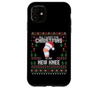All I Want For Christmas Is My New Knee Surgery Christmas Sweater Carcasa para iPhone 11