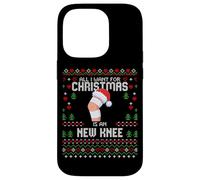 All I Want For Christmas Is My New Knee Surgery Christmas Sweater Carcasa para iPhone 14 Pro