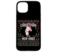 All I Want For Christmas Is My New Knee Surgery Christmas Sweater Carcasa para iPhone 15 Plus