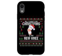 All I Want For Christmas Is My New Knee Surgery Christmas Sweater Carcasa para iPhone XR