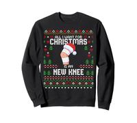 All I Want For Christmas Is My New Knee Surgery Christmas Sweater Sudadera