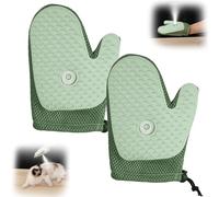 All-in- Grooming Mist Glove for Pets, Meowvo Grooming Mist Glove, Cat Brush Gloves for Dogs & Cats, Deshedding Tools (2pcsB)