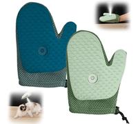 All-in- Grooming Mist Glove for Pets, Meowvo Grooming Mist Glove, Cat Brush Gloves for Dogs & Cats, Deshedding Tools (2pcsBC)