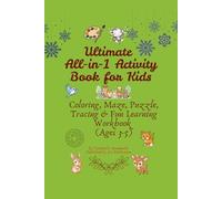 All-in-One Activity Book for Kids Ages 3-5: ABC Learning, Colouring, Mazes & Tracing: Fun Preschool Learning Workbook with Letter Tracing, Maze ... Activities for Toddlers and Kindergarten Kids