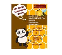 All-in-One Alphabet Learning and Colouring Book: My First Learning Steps
