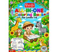 All-in-One Coloring Book for Kids Ages 3-6: Fun Animal Coloring Pages for Preschoolers and Young Children inspires creativity, focus, and motor ... hours of relaxing fun for little artists!