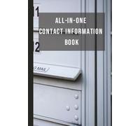All-in-One Contact Information Book - Durable Address & Phone Directory Organizer: Keep Your Contacts Organized, Accessible & Always at Your Fingertips!
