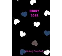 (ALL-IN-ONE) Diary 2025 by PrettyBooks (6” x 9” - Matte Cover) - 365 dated pages for 12 months alongwith a page for notes at the end of each month - ... 12 vision boards - 12 manifestation planners