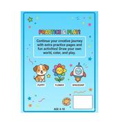 All-in-One Drawing & Coloring Book: Fun Step-by-Step Drawing Guide with Animals, Objects, Nature & More for Kids and Beginners”