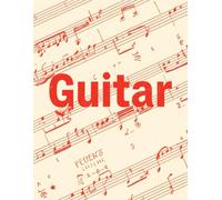 All-in-One Guitar Tab Journal with Blank Tabs and Staff Lines
