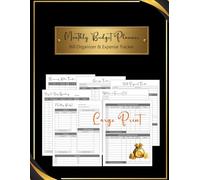 All-in-One Monthly Budget Planner: Undated 12-Month Money Management Log Book with Bill and Expense Tracker, Debt & Savings Log | Simple Personal Finance Organizer (Large Print 8.5" x 11")