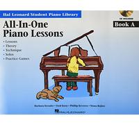 All-in-one piano lessons: book a piano +cd