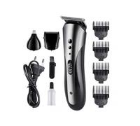All-in-One Salon Hair Electric Clipper USB Rechargeable Hair Trimmer with Light Indicator for Haircut Beard Shaver Barbershop